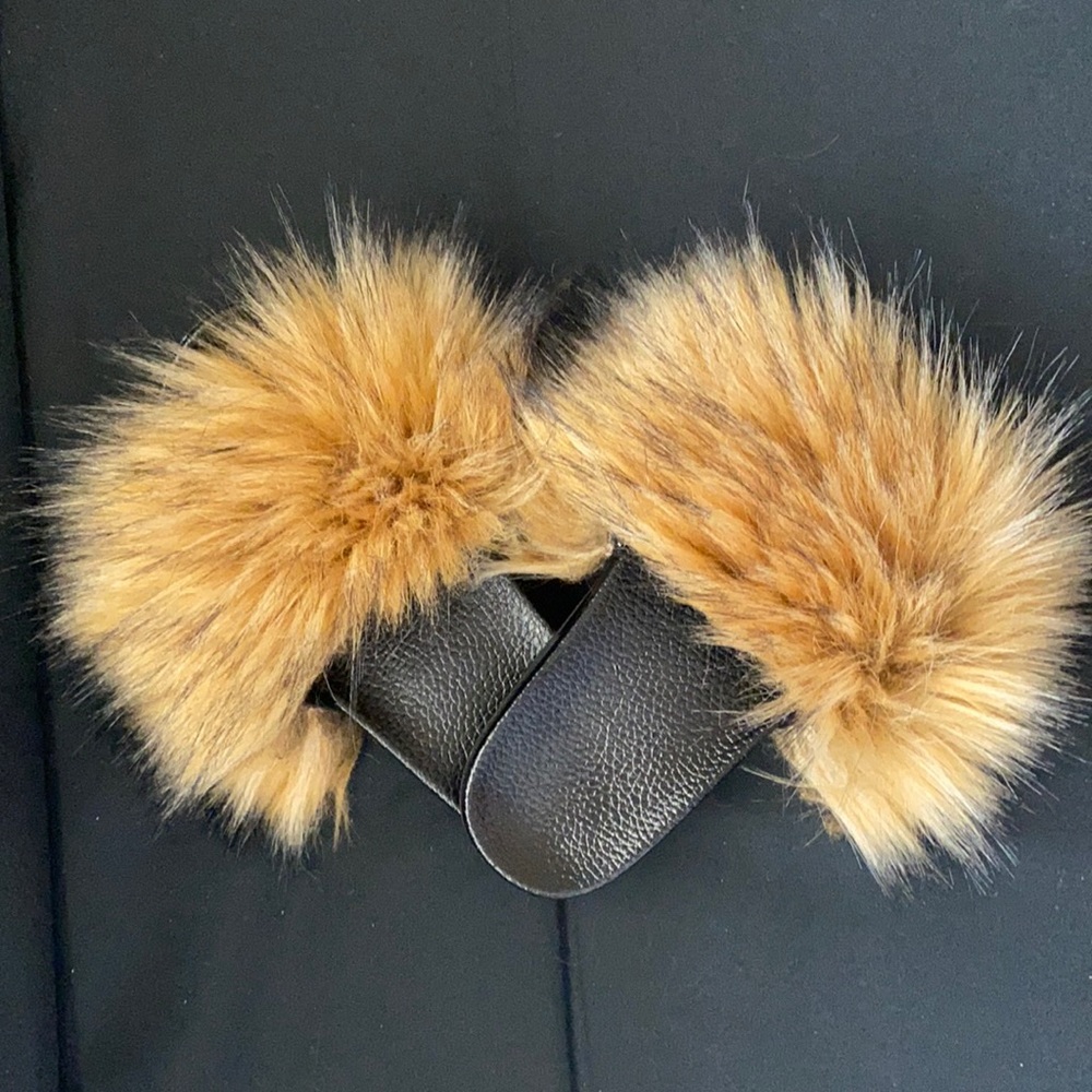 Brown Furry Slides